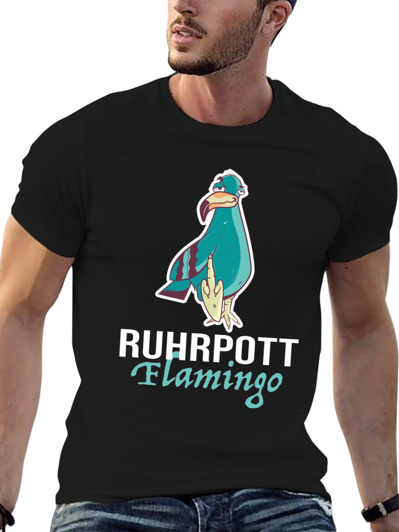 Ruhrpott Flamingo Graphic Tee