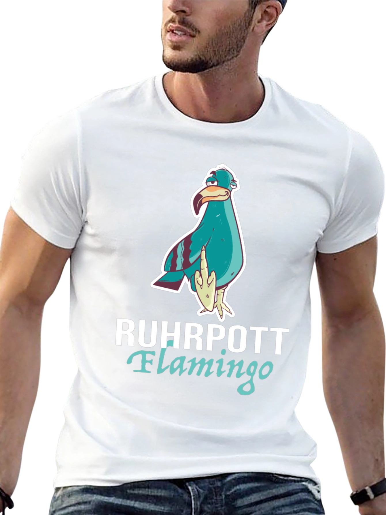 Ruhrpott Flamingo Graphic Tee