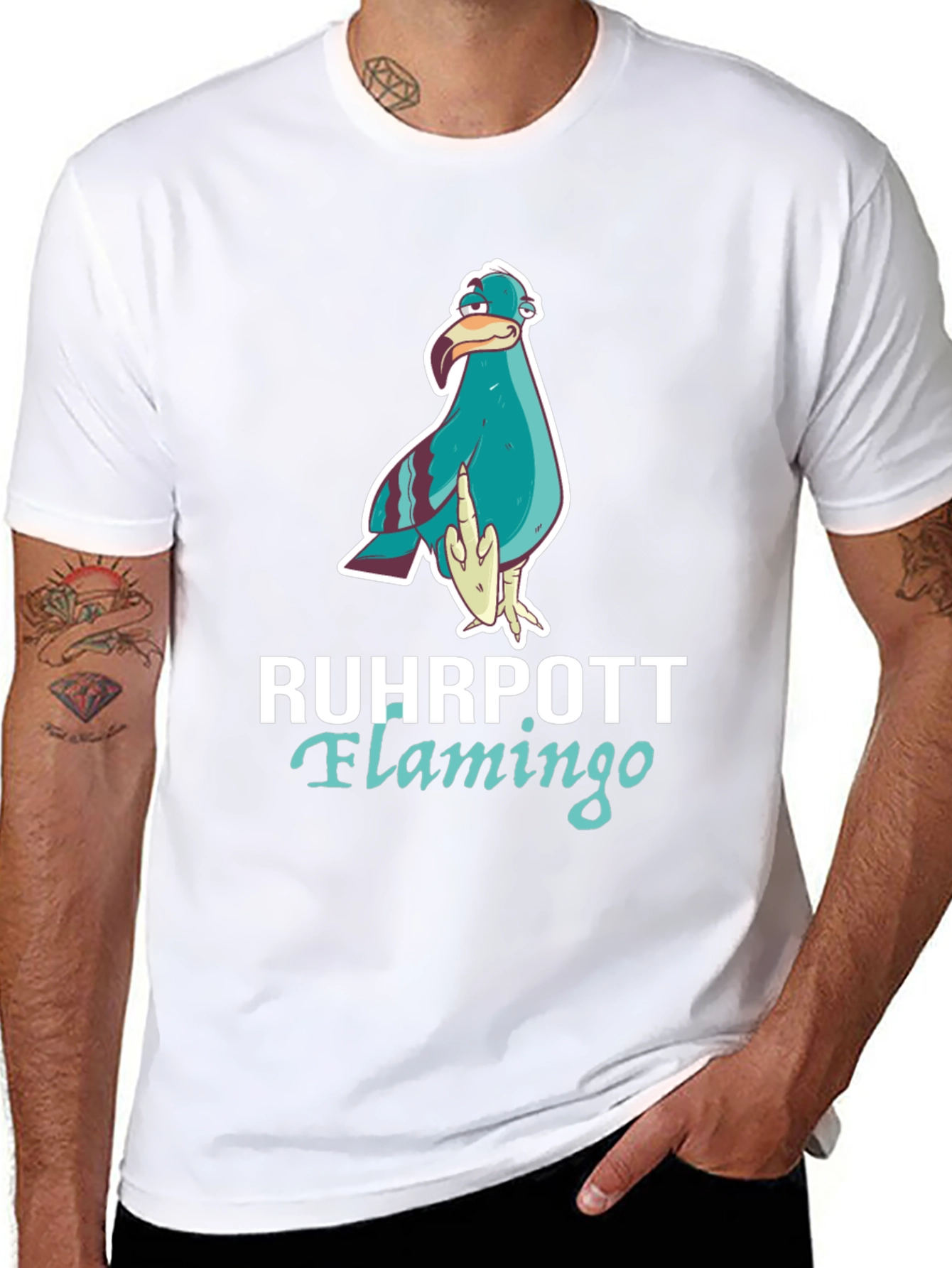 Ruhrpott Flamingo Graphic Tee
