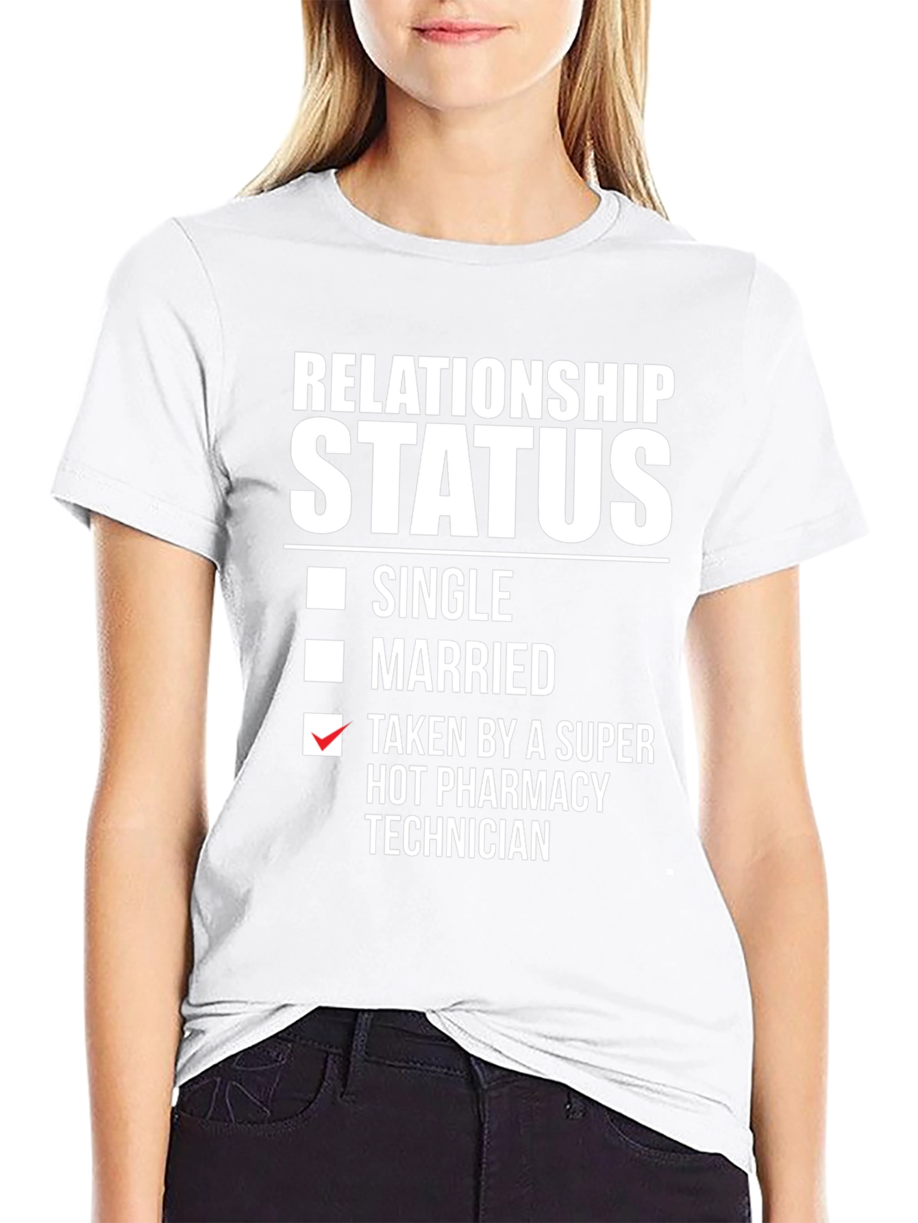 Funny Relationship Status Pharmacy Technician T-Shirt
