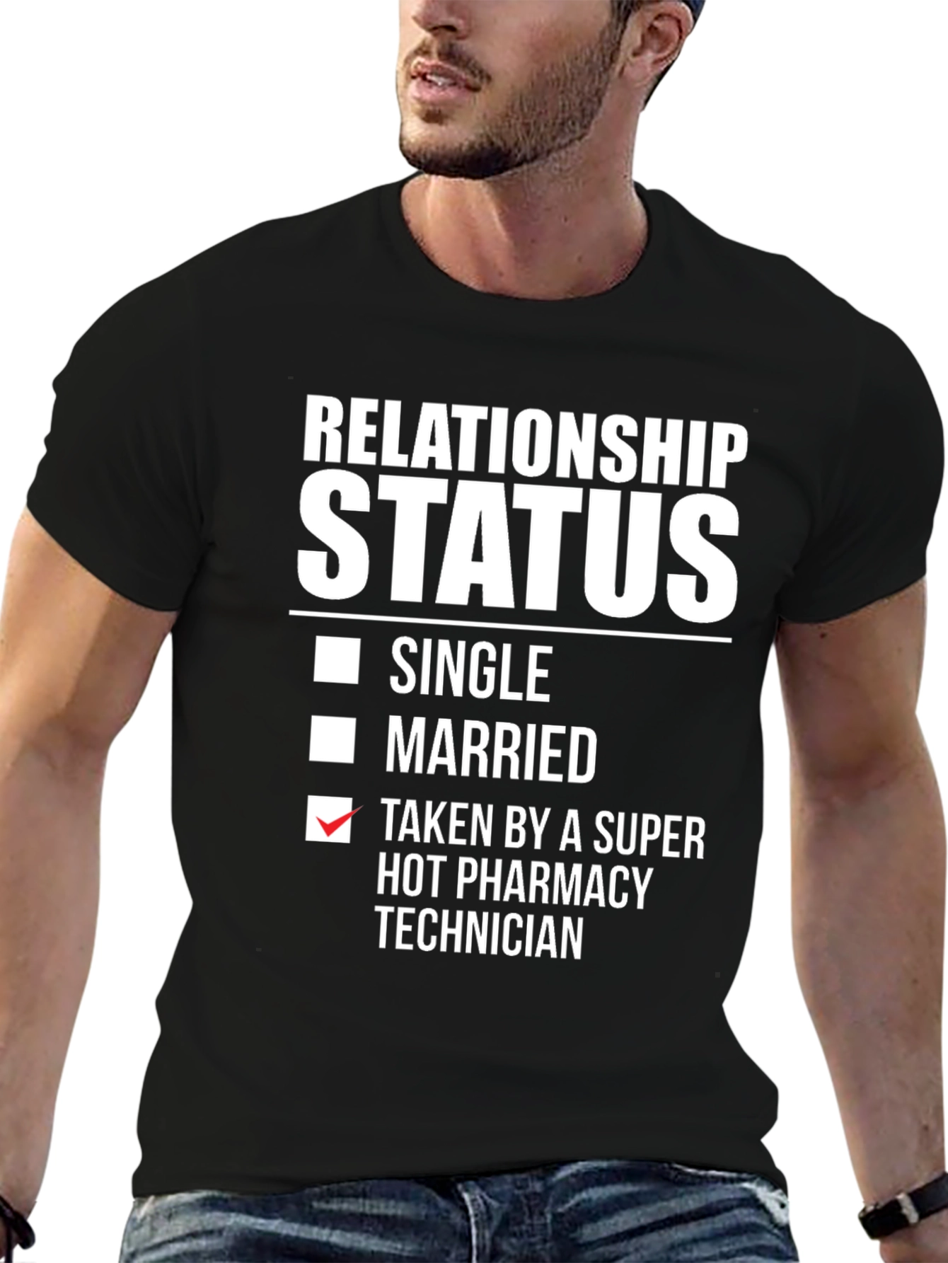 Funny Relationship Status Pharmacy Technician T-Shirt