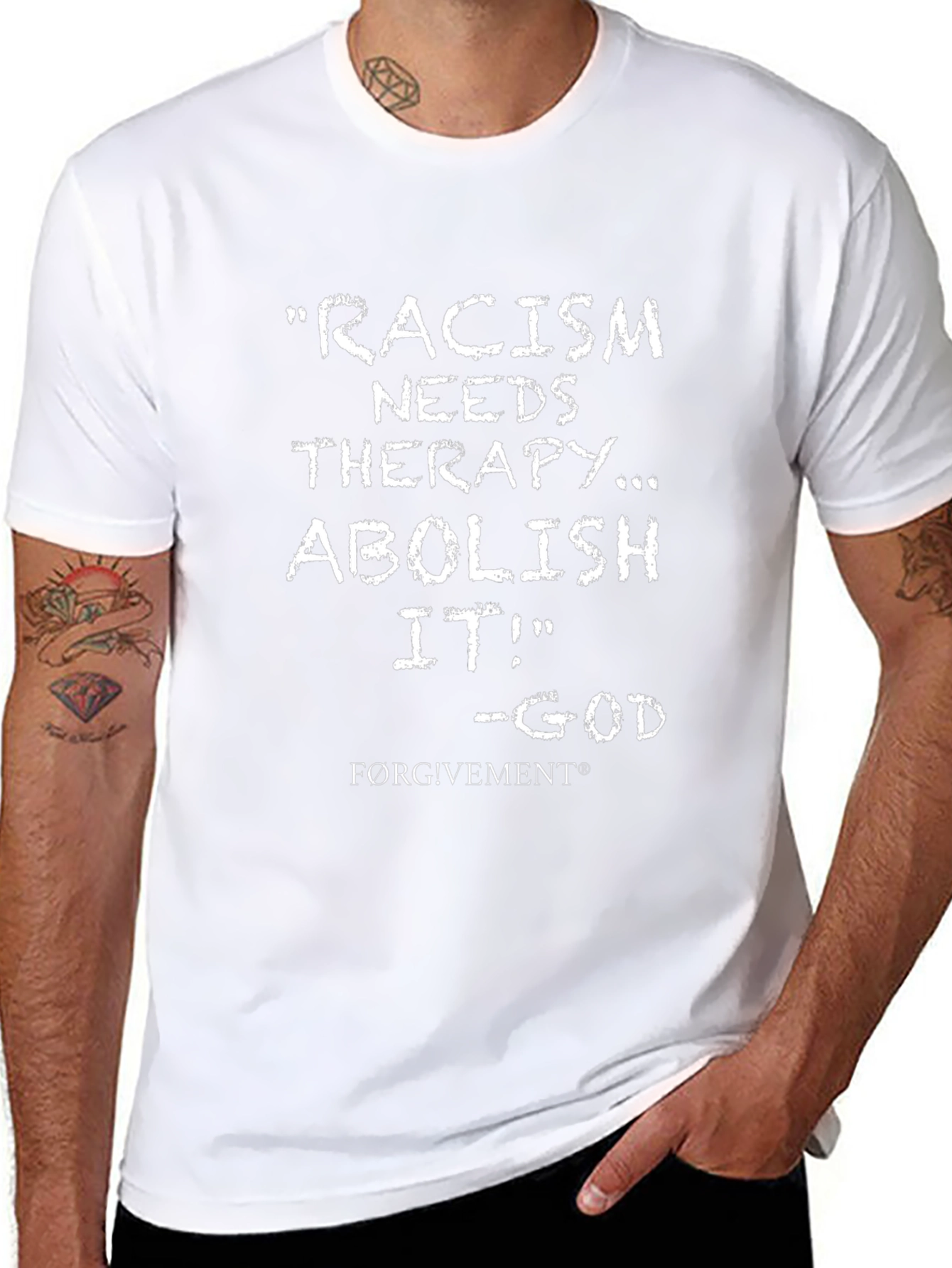 Racism Needs Therapy Graphic T-Shirt