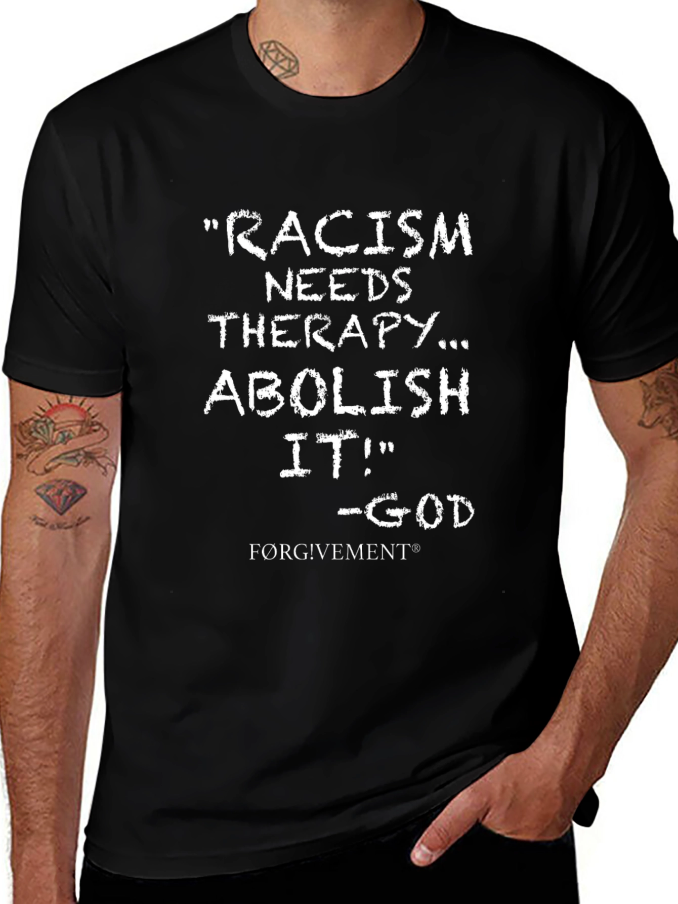 Racism Needs Therapy Graphic T-Shirt