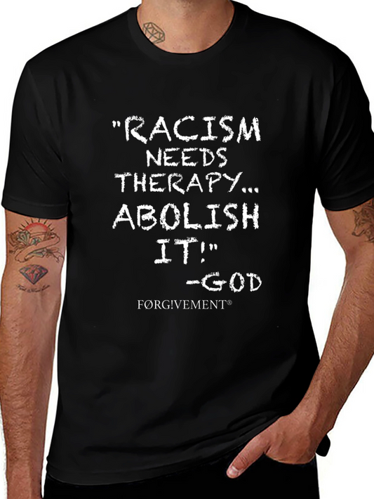 Racism Needs Therapy Graphic T-Shirt