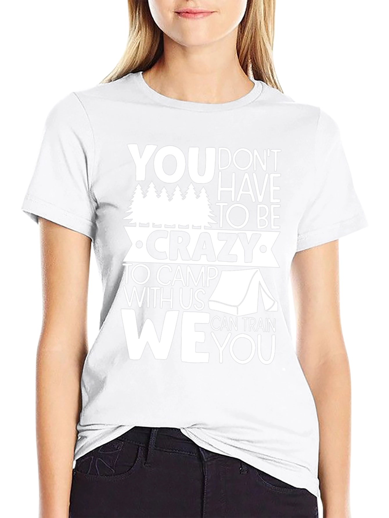Crazy Camping Graphic T-Shirt