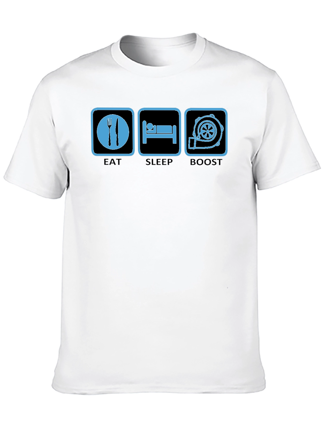Eat Sleep Boost T-Shirt - Car Enthusiast Tee