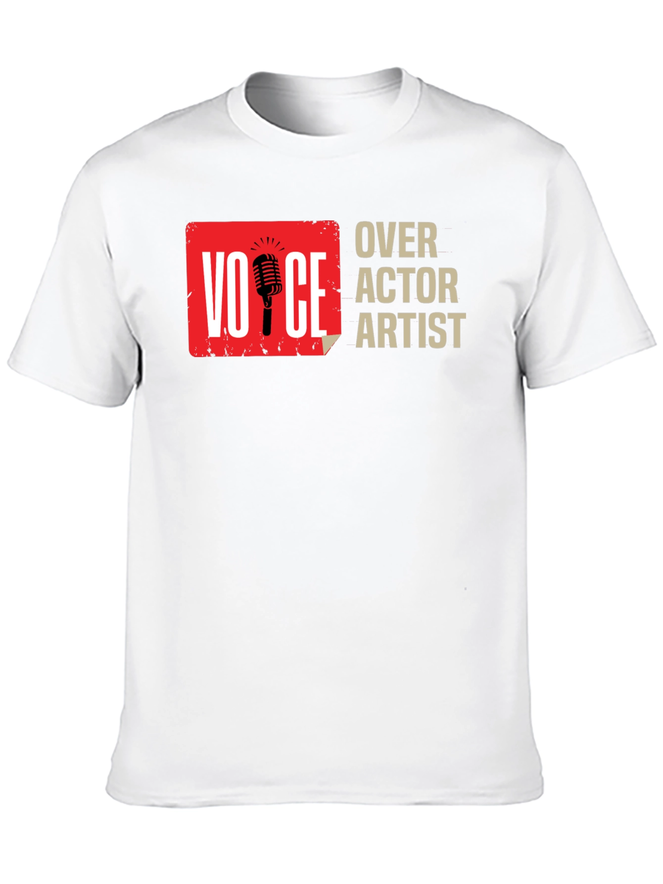 Voice Actor Artist Black Graphic Tee