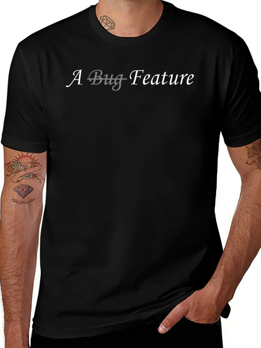 A Bug Feature Black T-Shirt