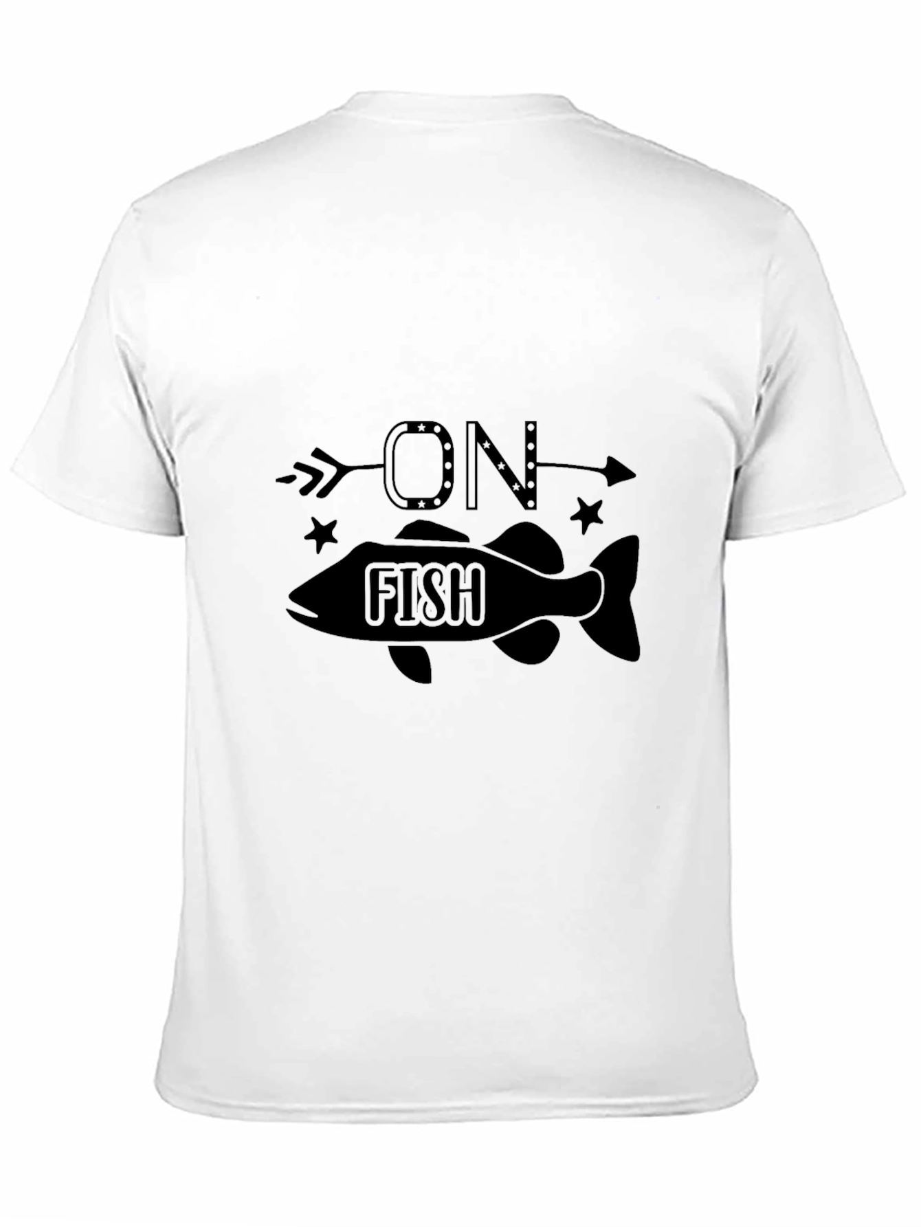 On Fish Graphic Black T-Shirt