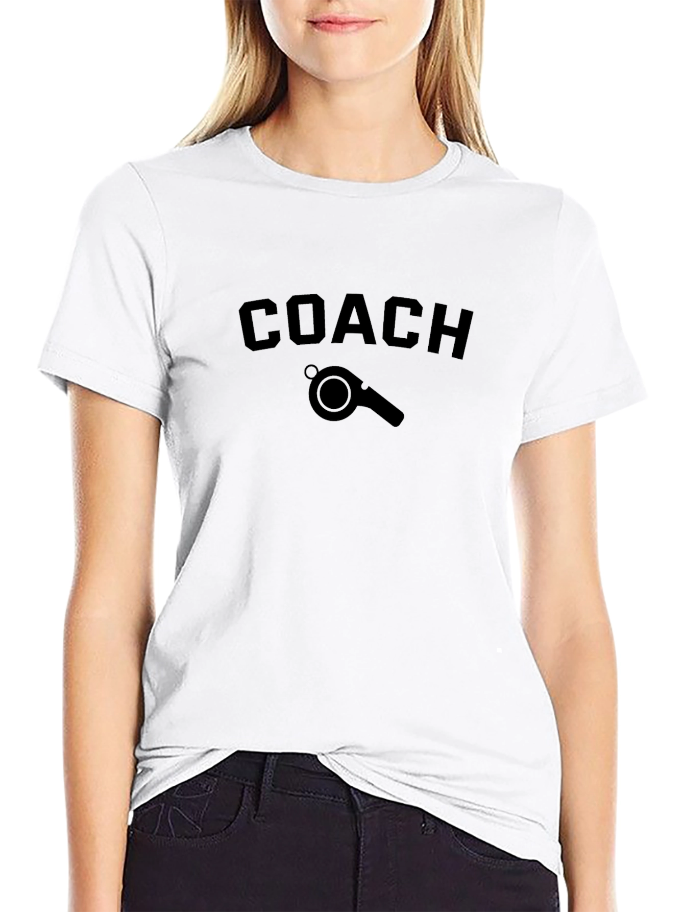Coach Whistle Graphic T-Shirt