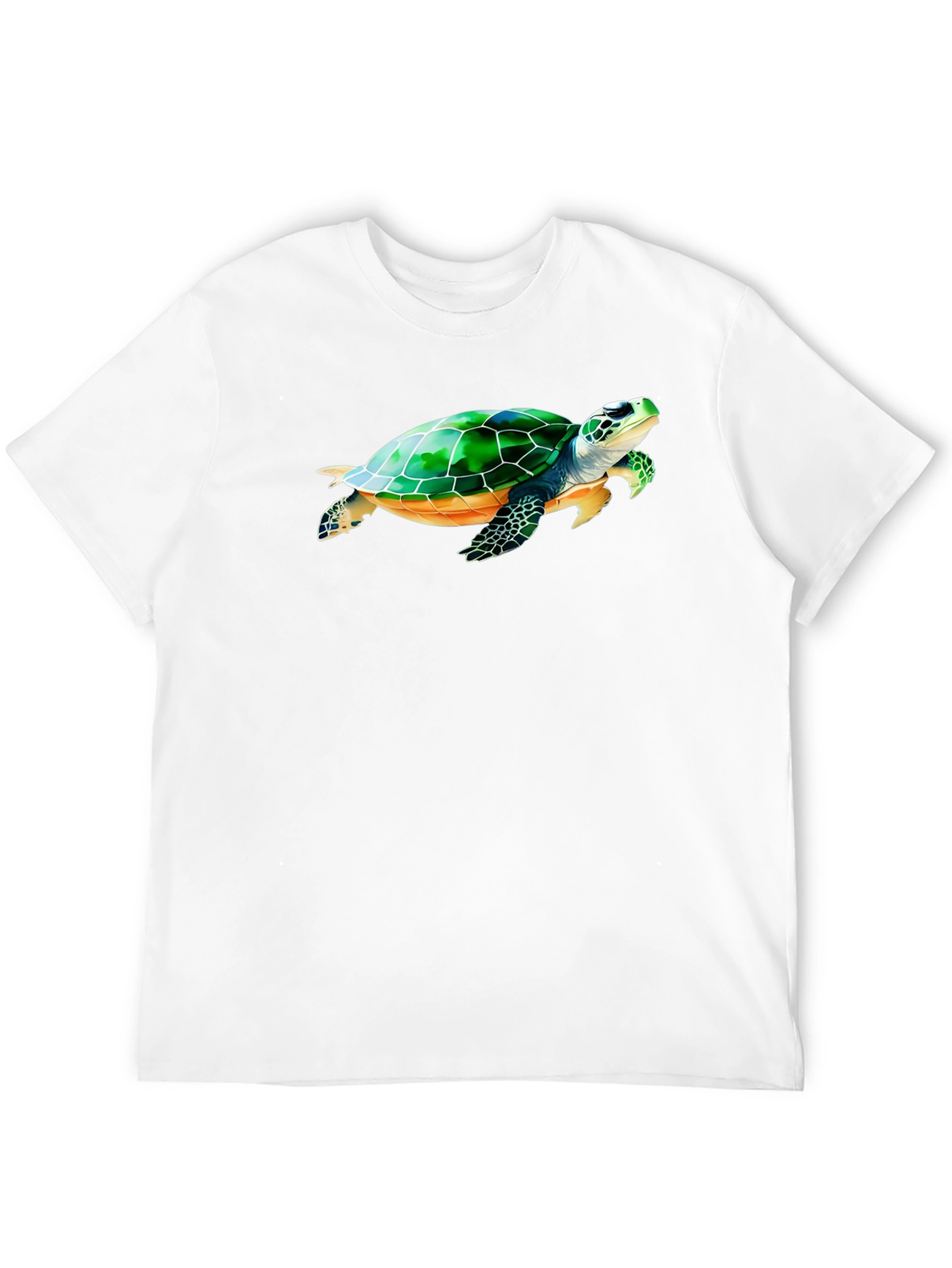 Sea Turtle Graphic Black T-Shirt