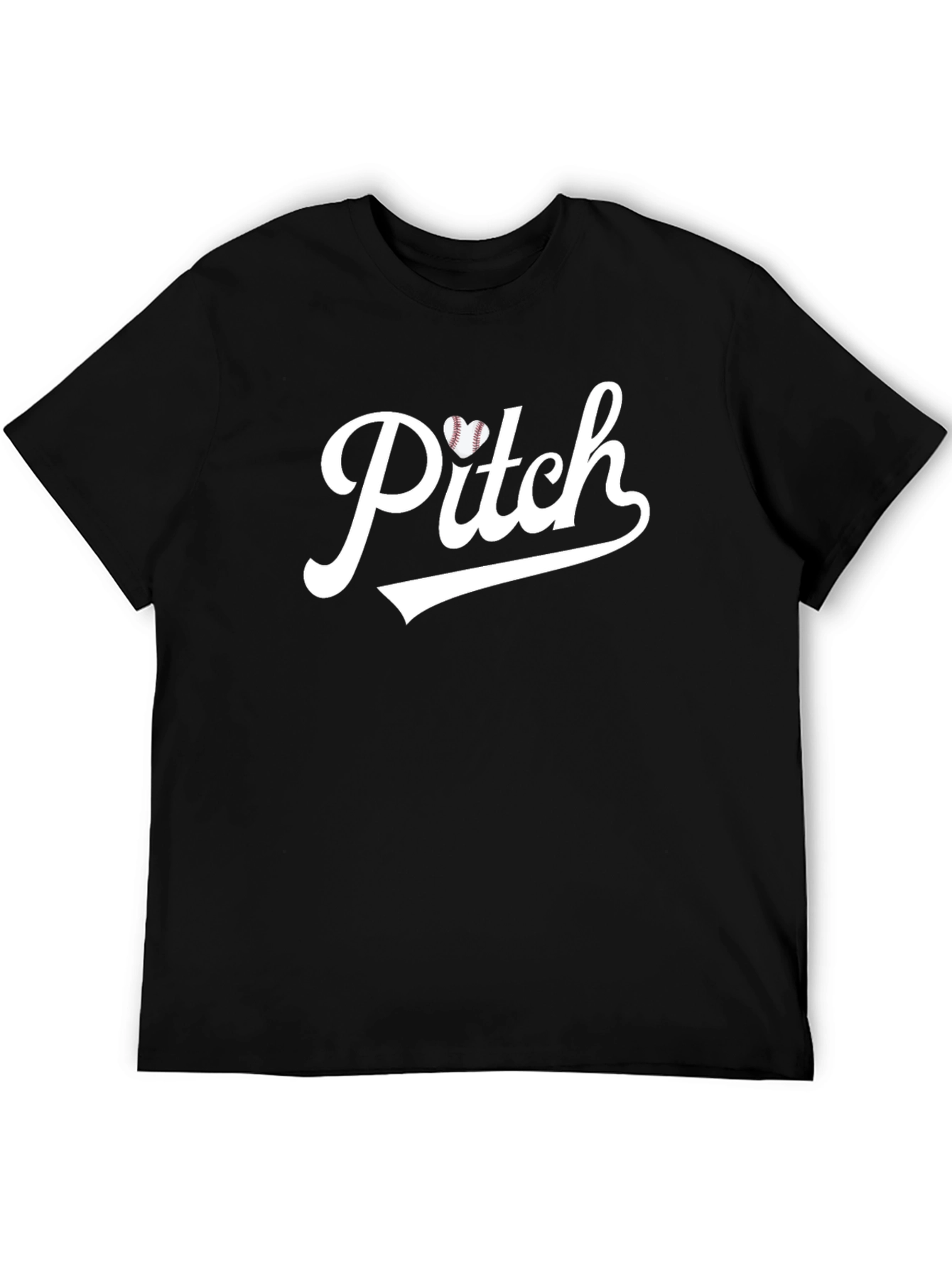 Baseball Pitch Graphic Tee - Sporty Casual