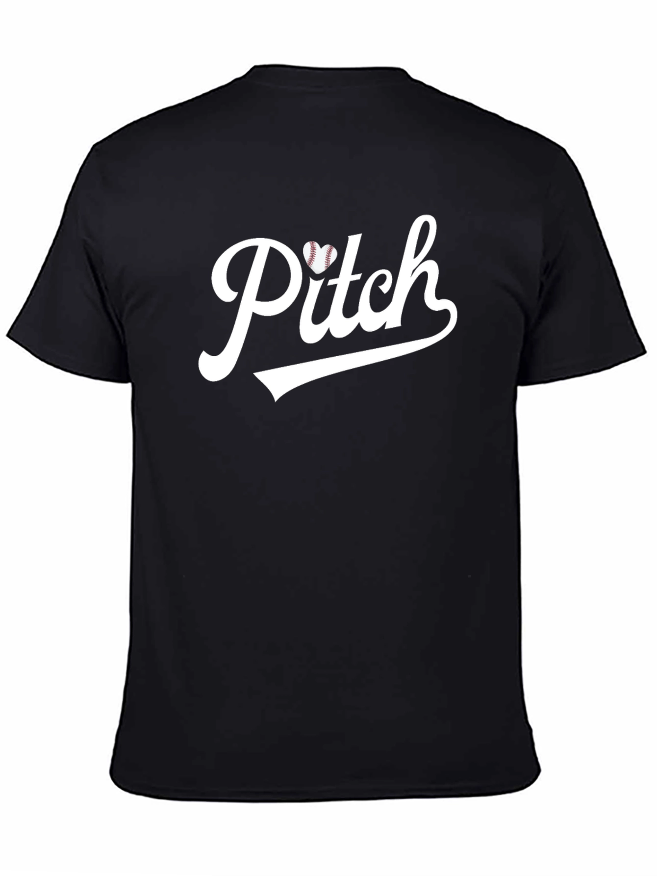 Baseball Pitch Graphic Tee - Sporty Casual