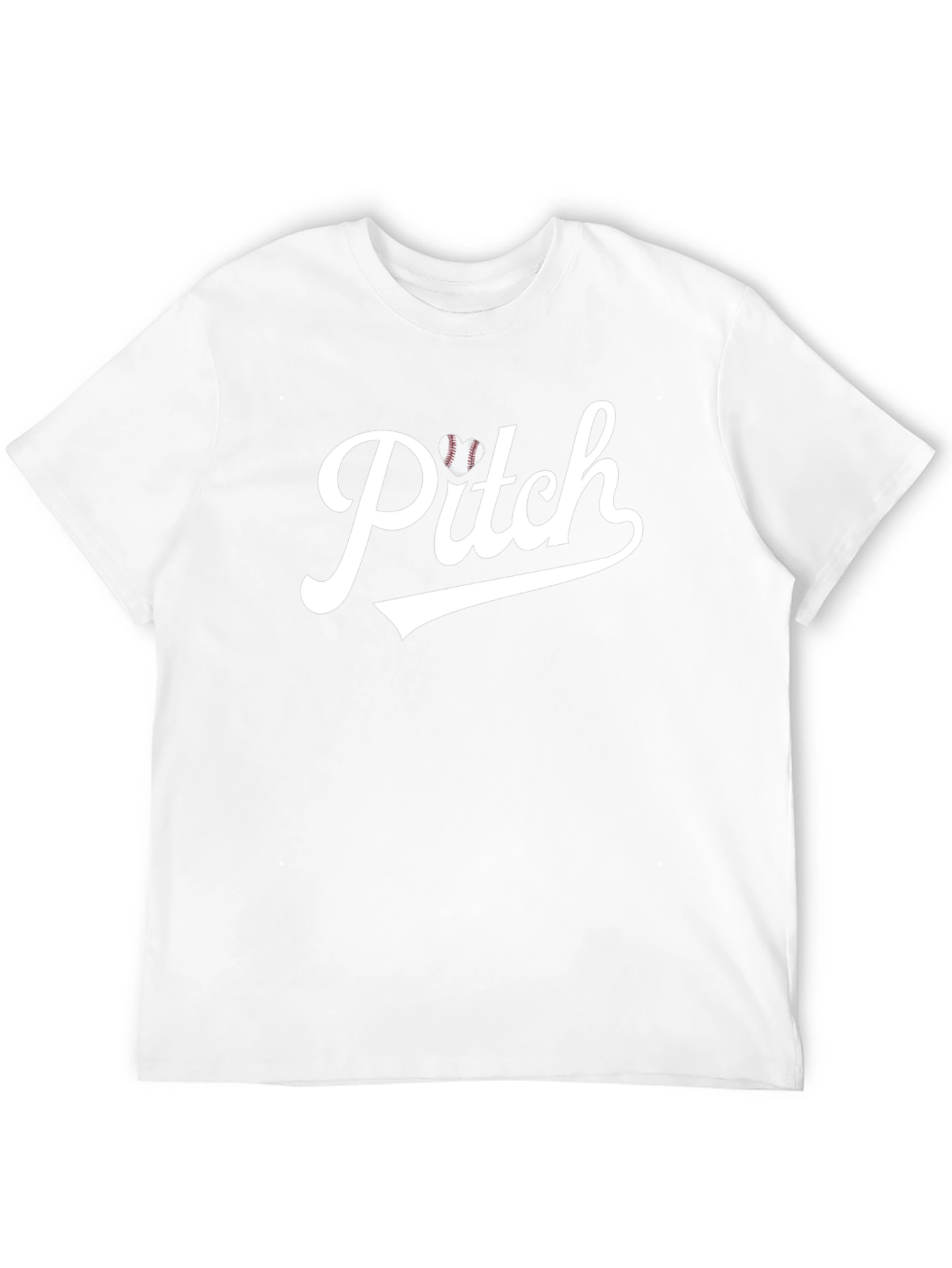 Baseball Pitch Graphic Tee - Sporty Casual
