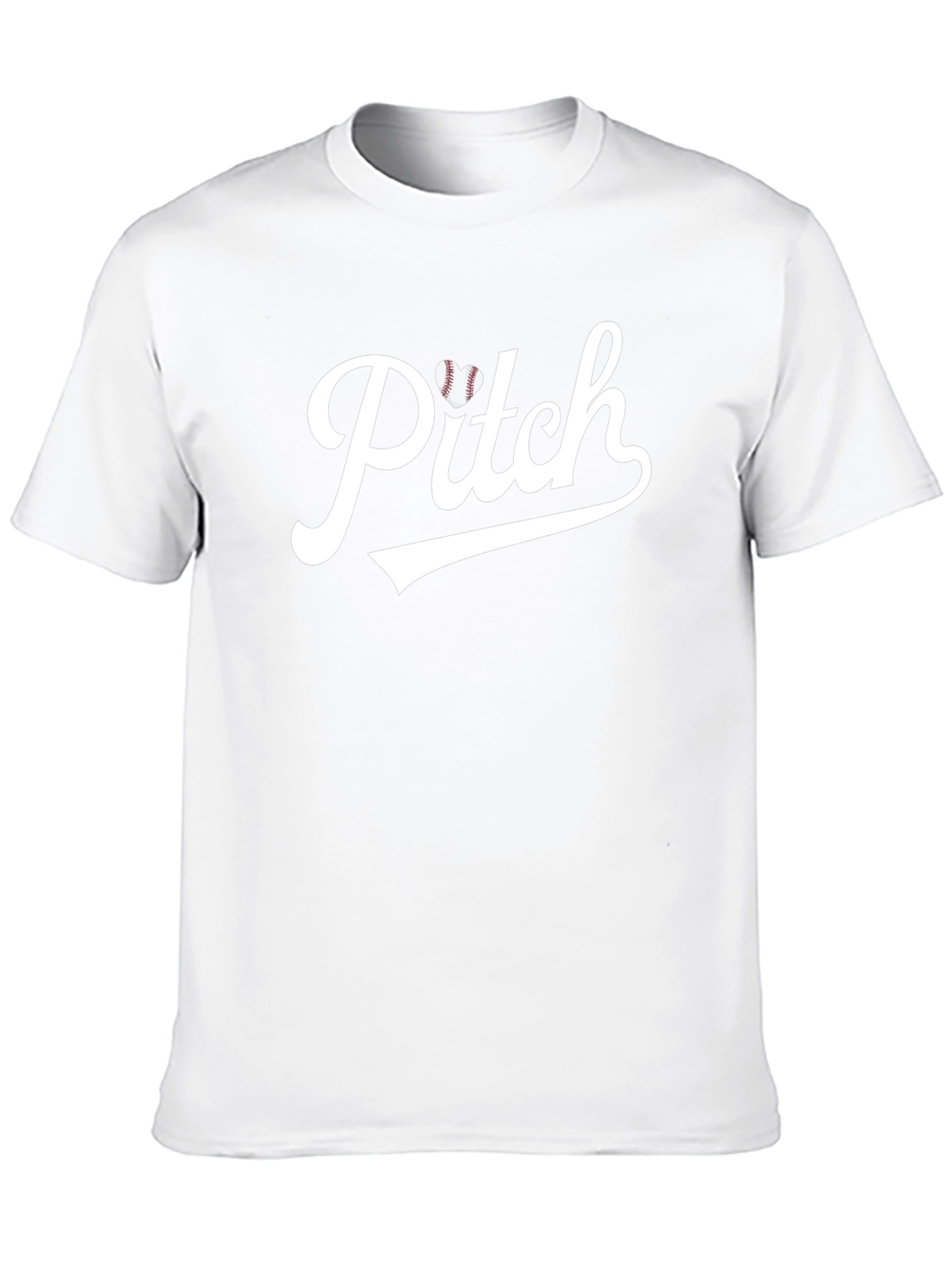 Baseball Pitch Graphic Tee - Sporty Casual