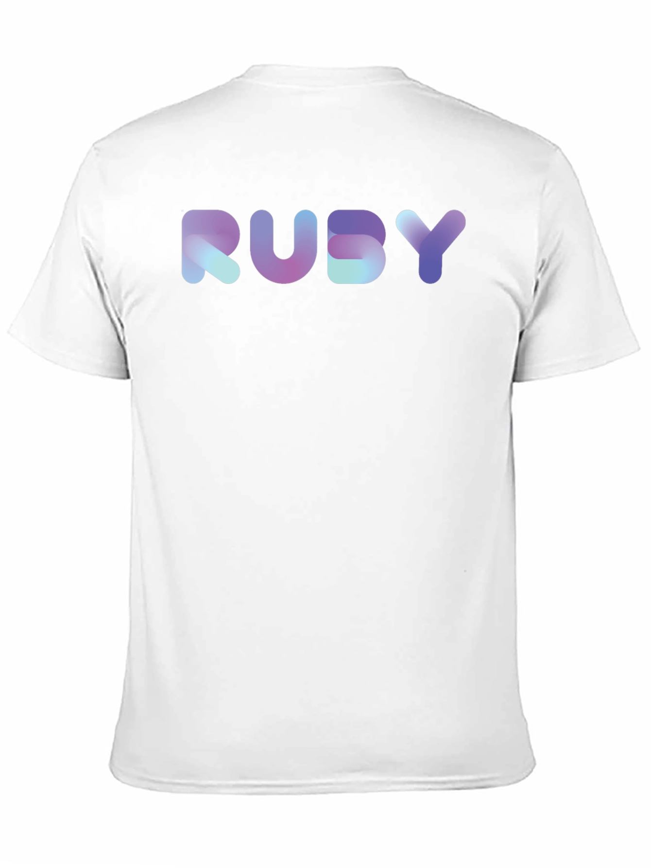 Gradient RUBY Graphic Black T-Shirt