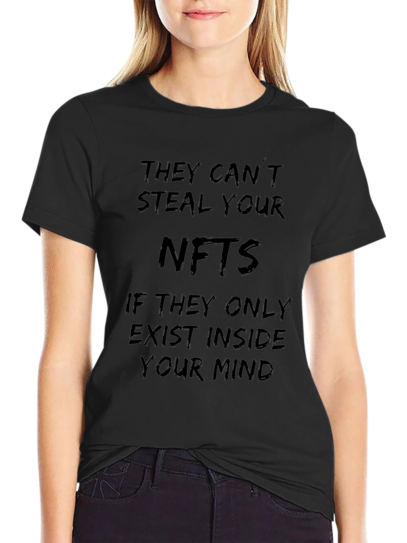 NFT Mind T-Shirt - They Cant Steal Your NFTs