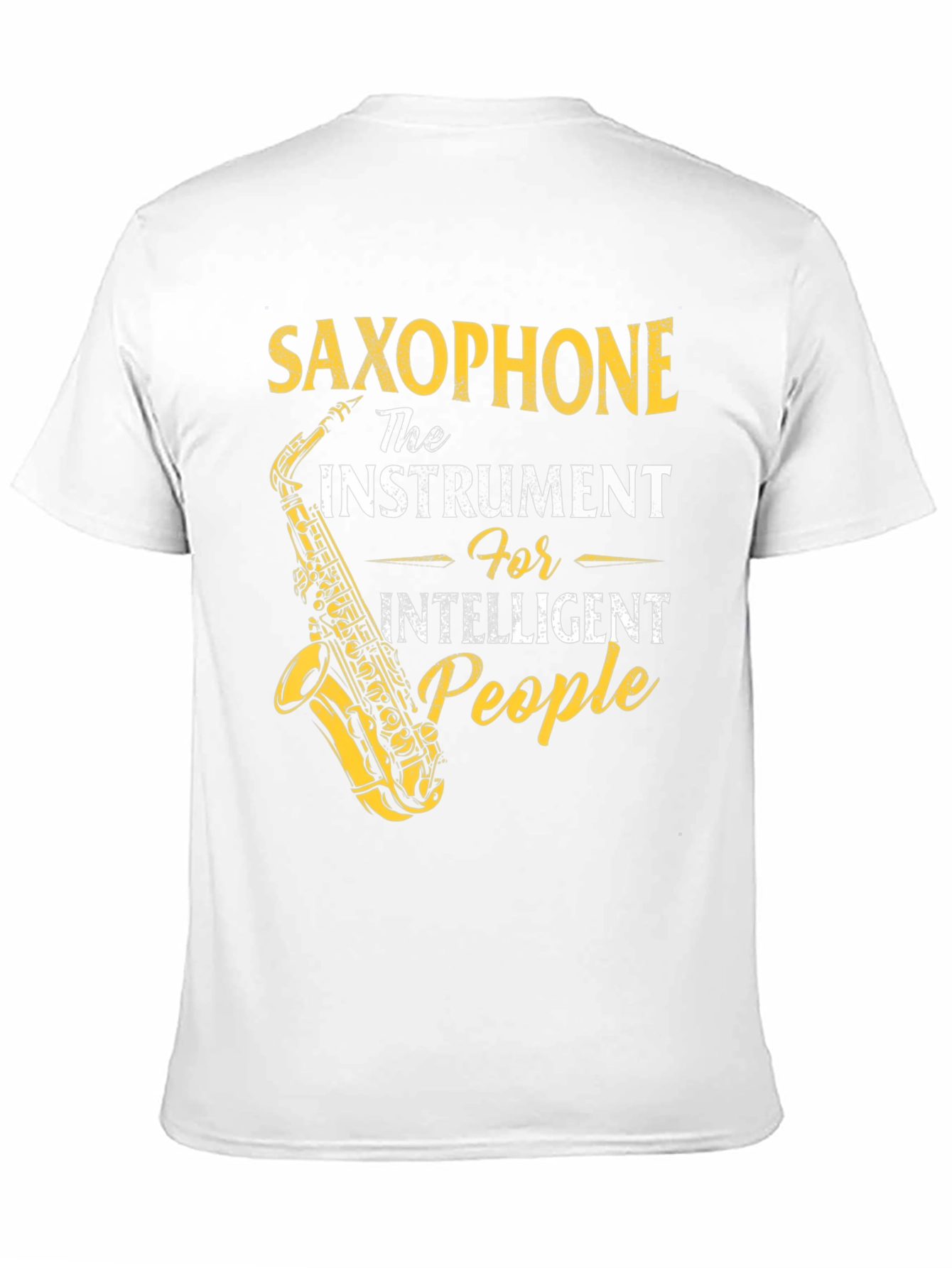 Saxophone Instrument Intelligent People T-Shirt
