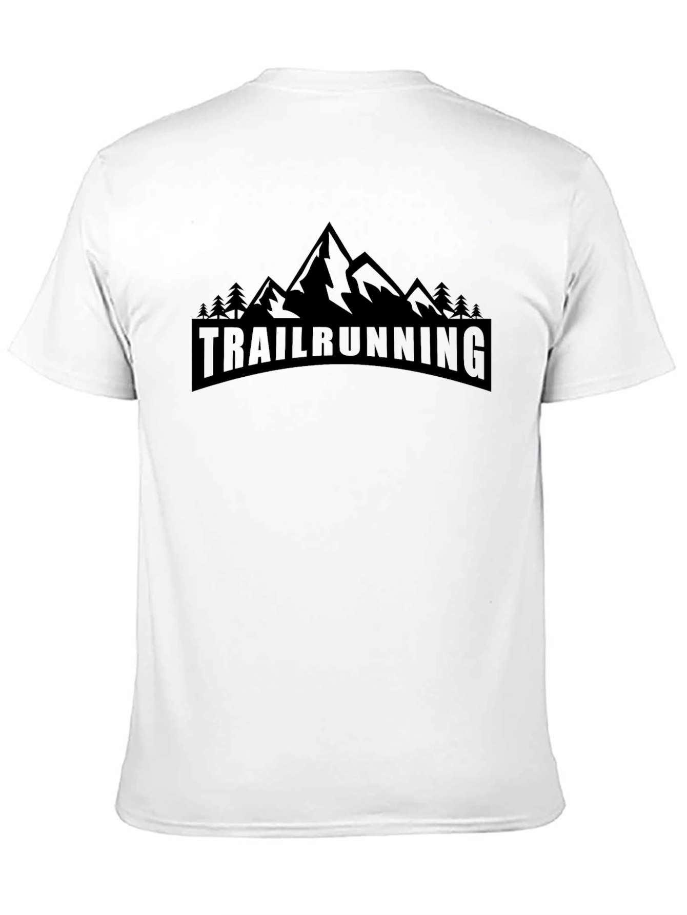 Trail Running Graphic T-Shirt - Mountain Design