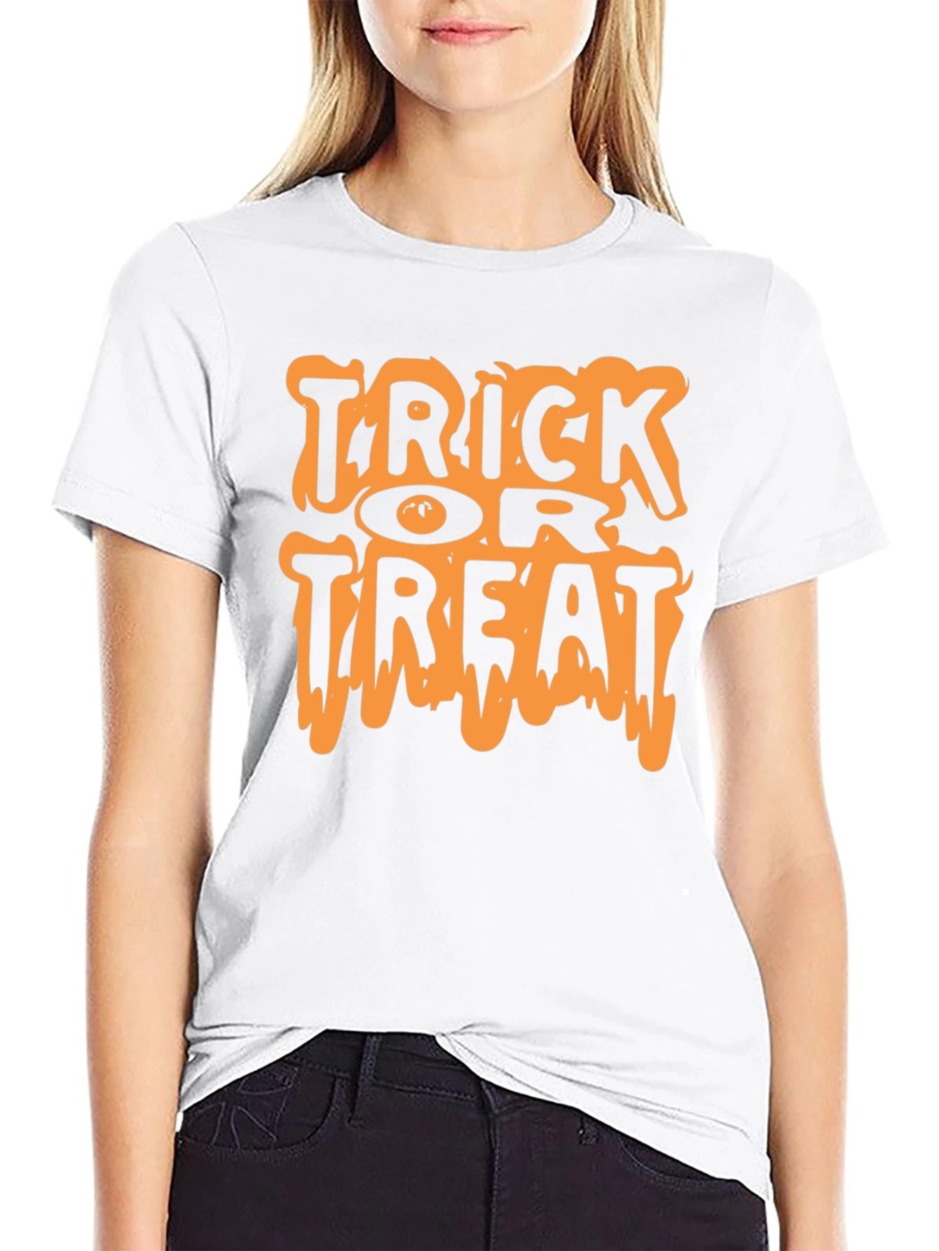 Halloween Trick or Treat Black T-Shirt