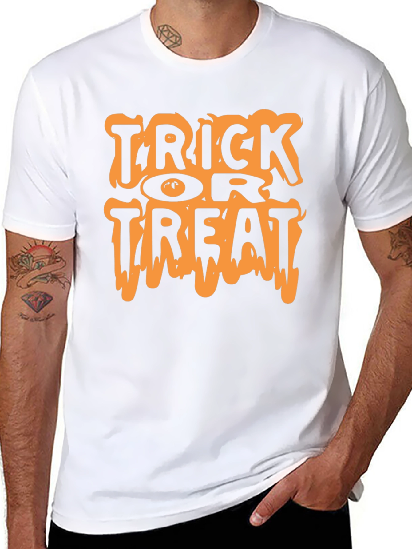 Halloween Trick or Treat Black T-Shirt