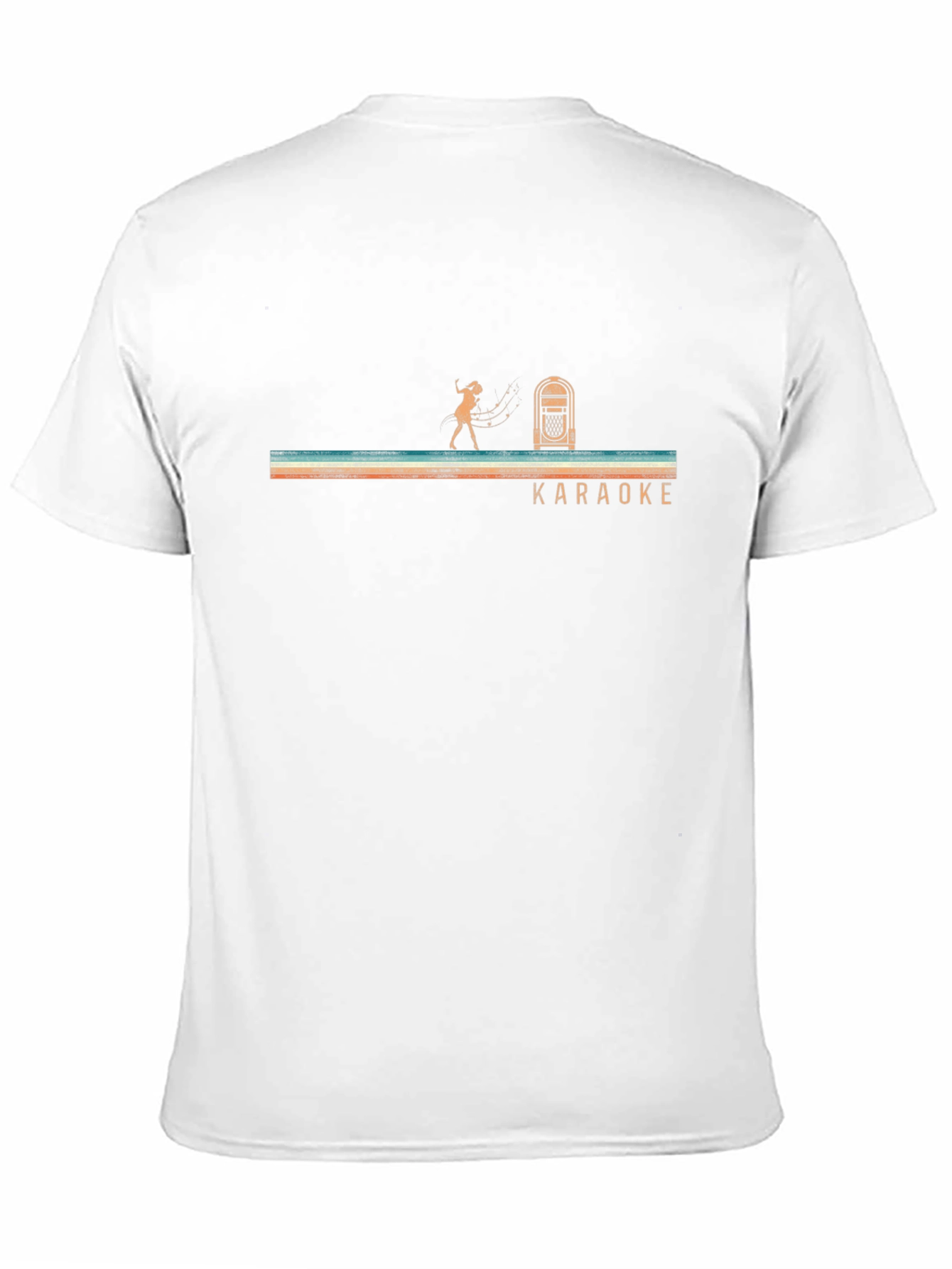 Karaoke T-Shirt - Retro Singer & Jukebox Design