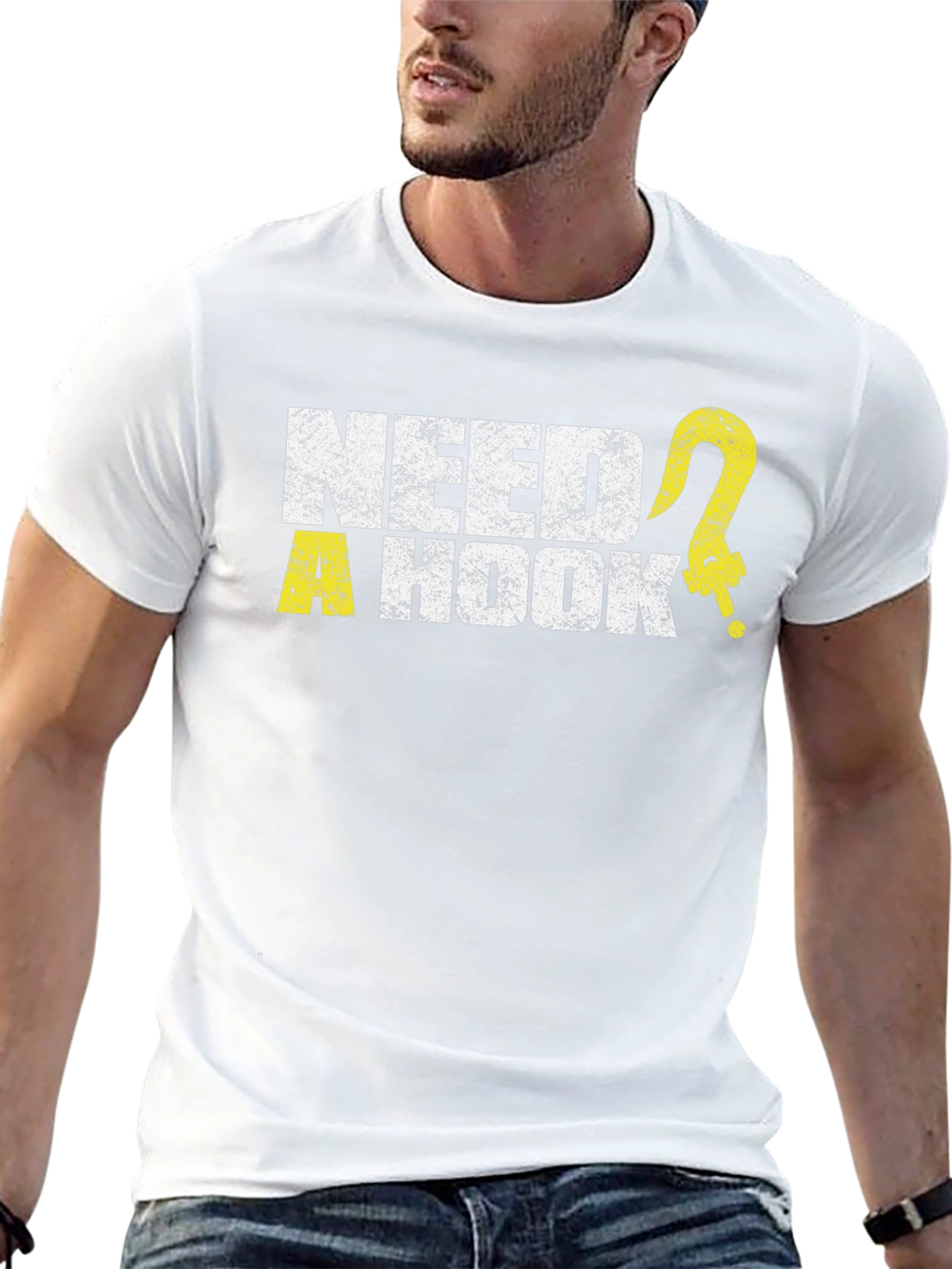 Need a Hook? Graphic Tee -  Humorous Design