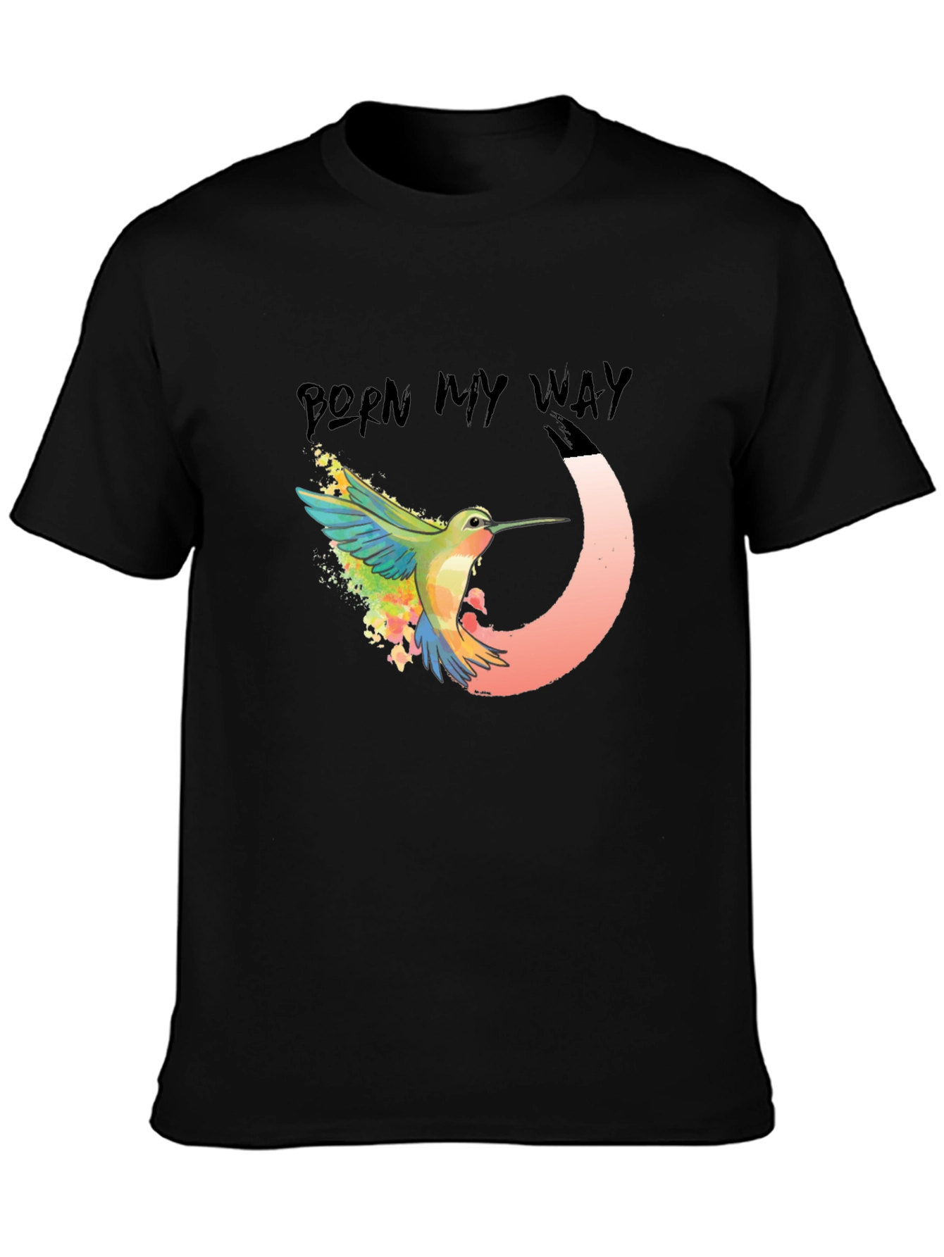 Born My Way Hummingbird Graphic T-Shirt