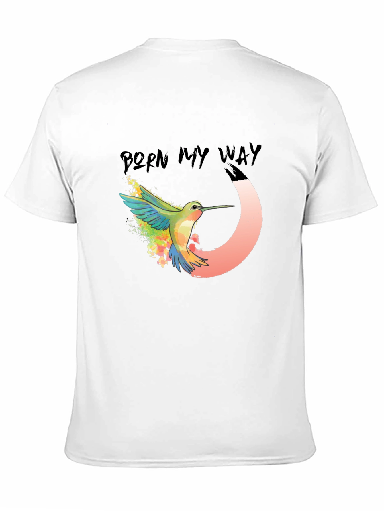 Born My Way Hummingbird Graphic T-Shirt