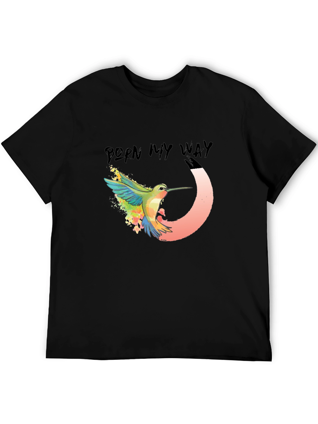 Born My Way Hummingbird Graphic T-Shirt