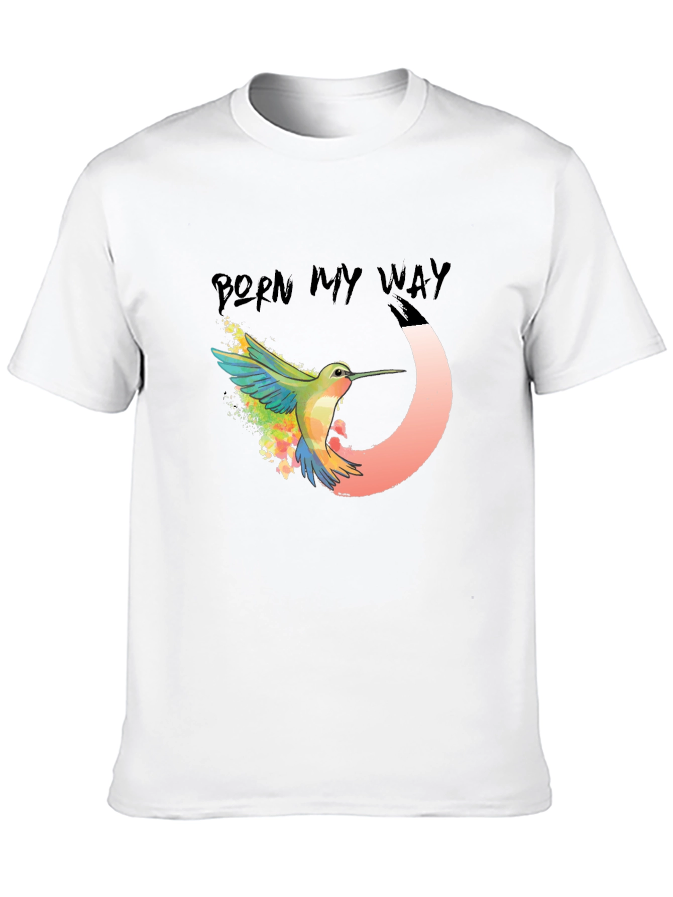 Born My Way Hummingbird Graphic T-Shirt