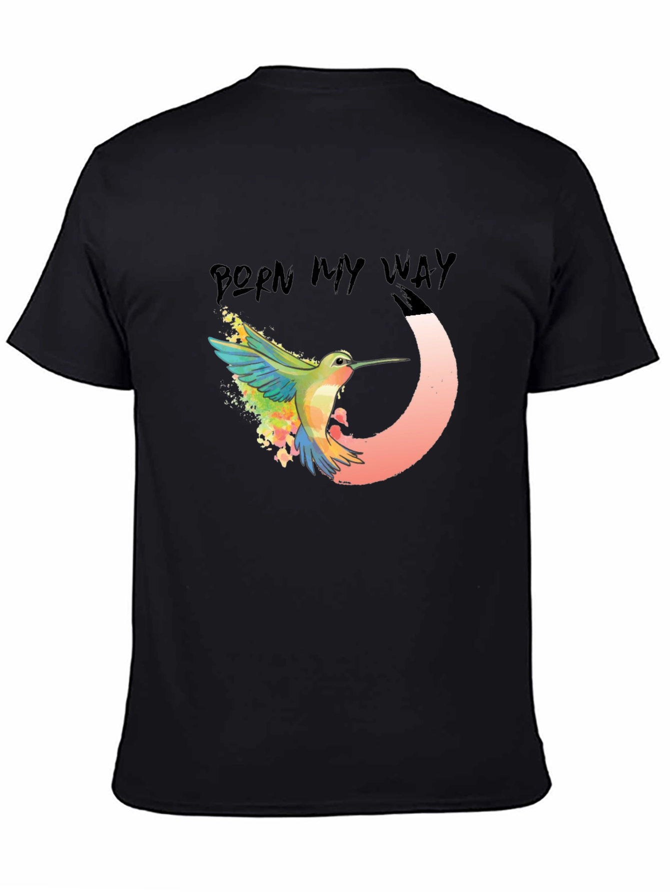 Born My Way Hummingbird Graphic T-Shirt