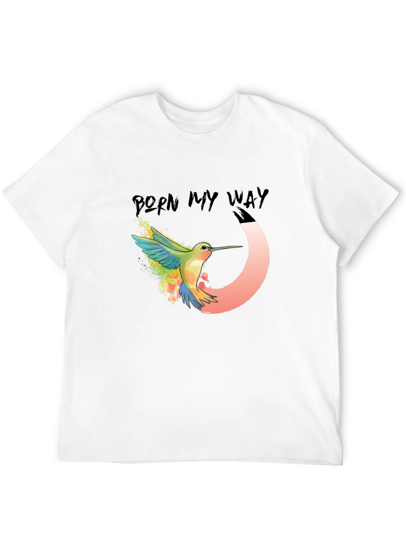 Born My Way Hummingbird Graphic T-Shirt