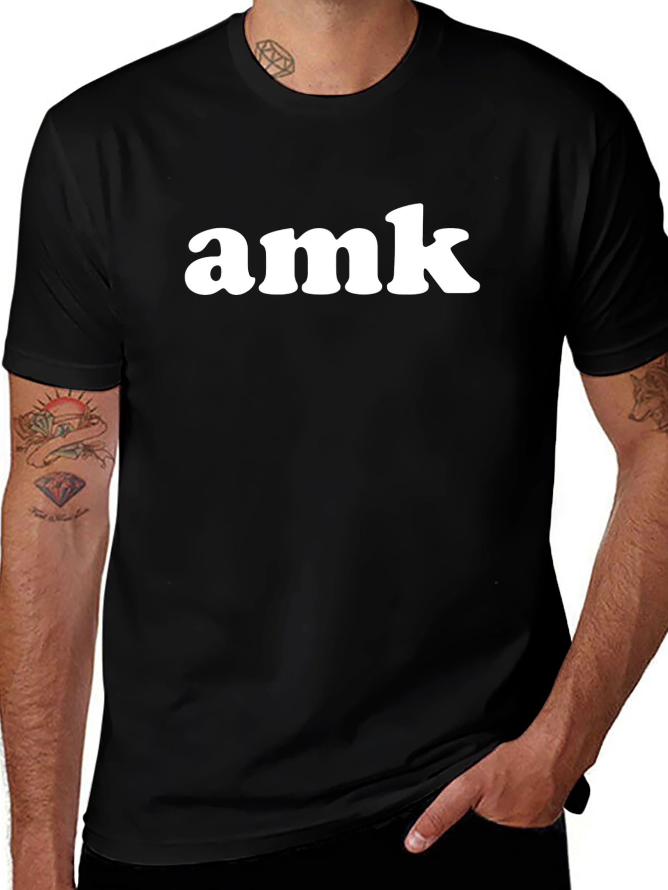 AMK Graphic Tee - Classic Black