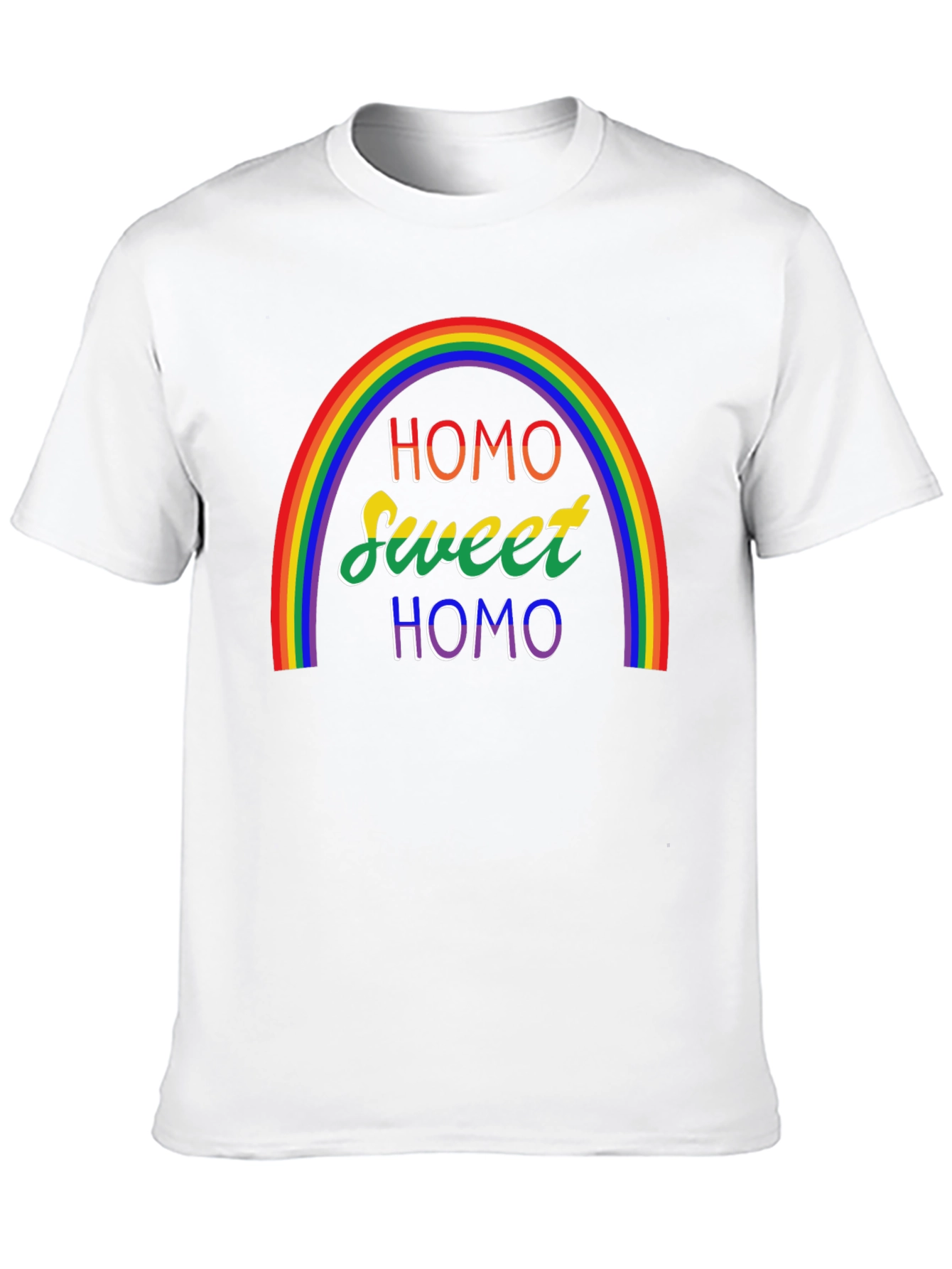 Homo Sweet Homo Pride Rainbow T-Shirt