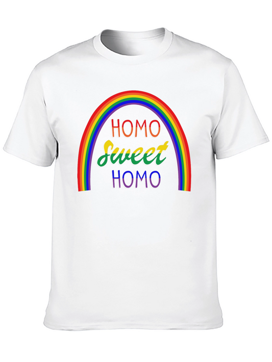 Homo Sweet Homo Pride Rainbow T-Shirt