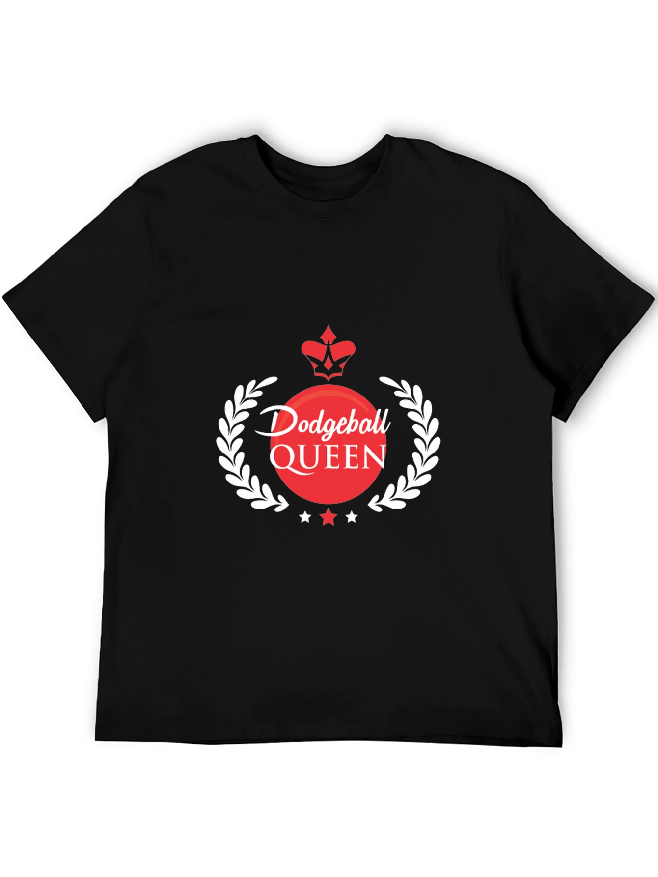 Dodgeball Queen Black T-Shirt