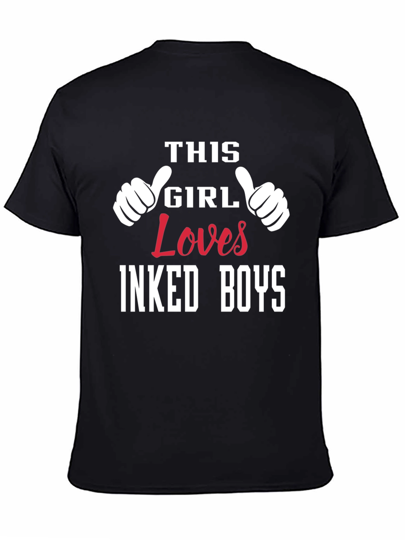 This Girl Loves Inked Boys Graphic T-Shirt