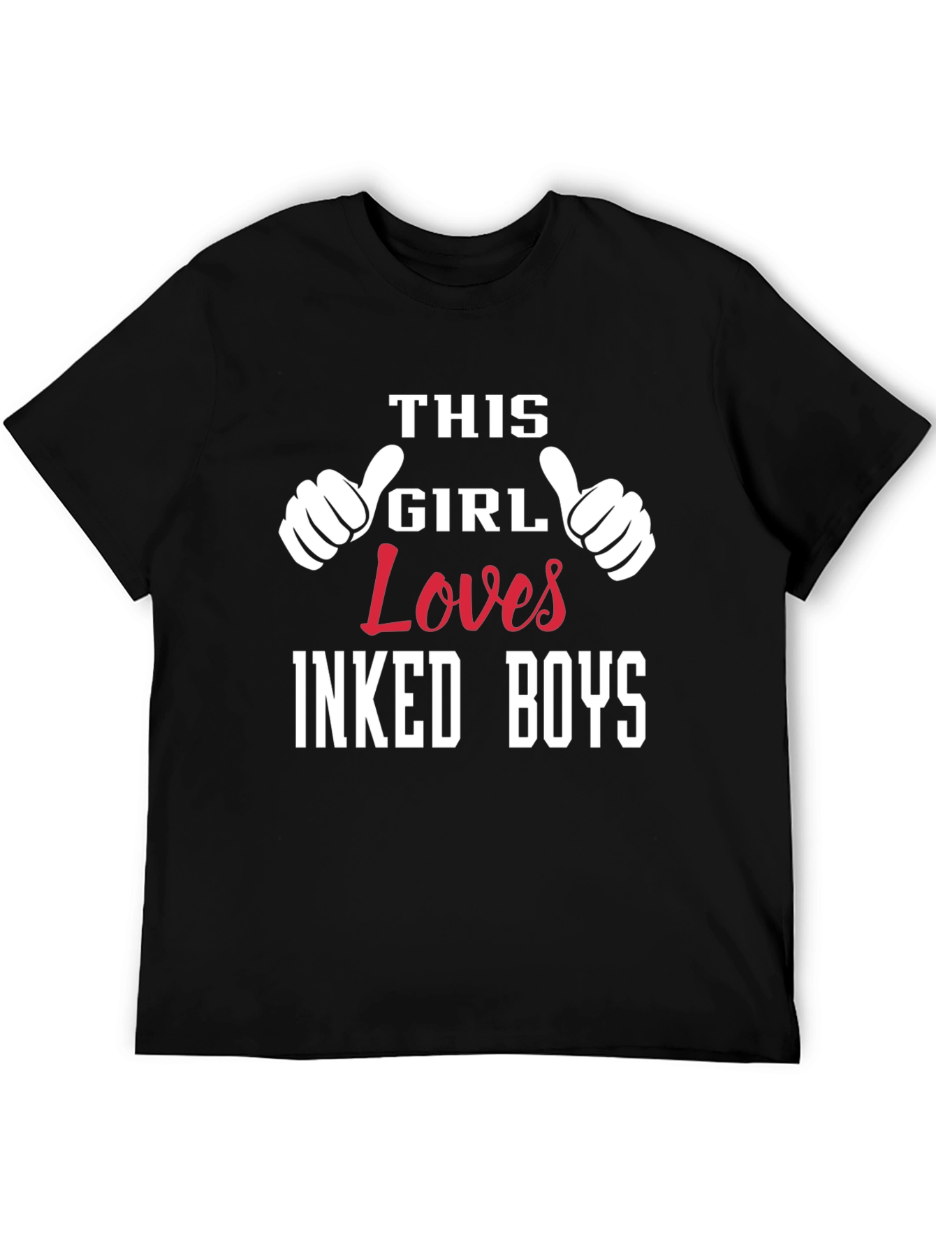 This Girl Loves Inked Boys Graphic T-Shirt