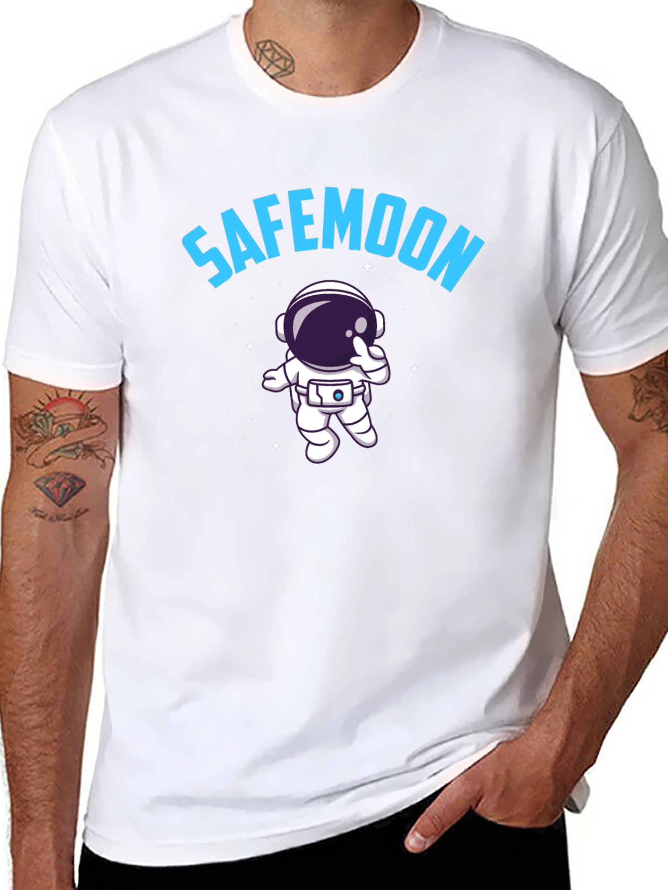 Safemoon Astronaut Black T-Shirt