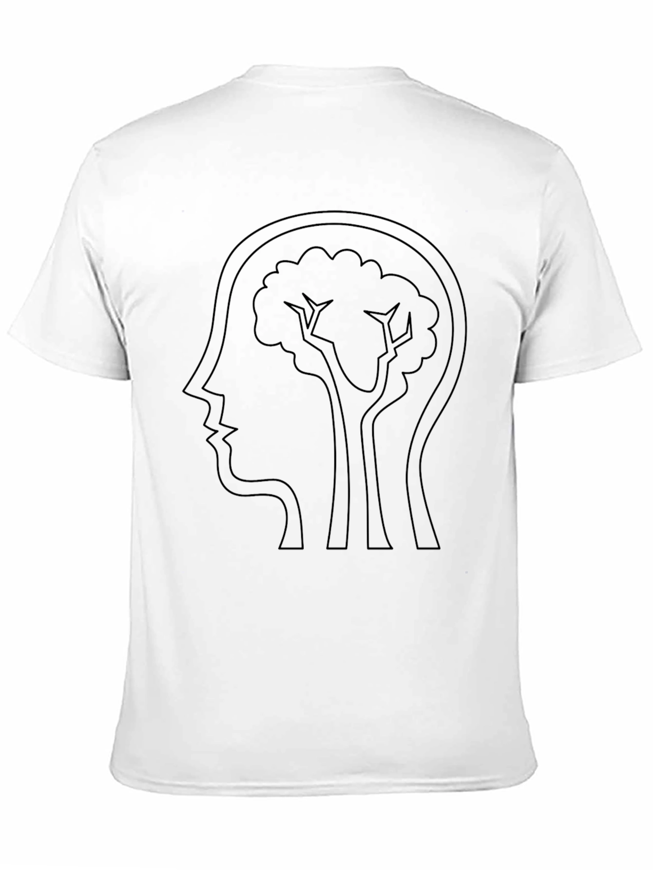 Brain Tree Graphic Tee - Mindful Nature T-Shirt