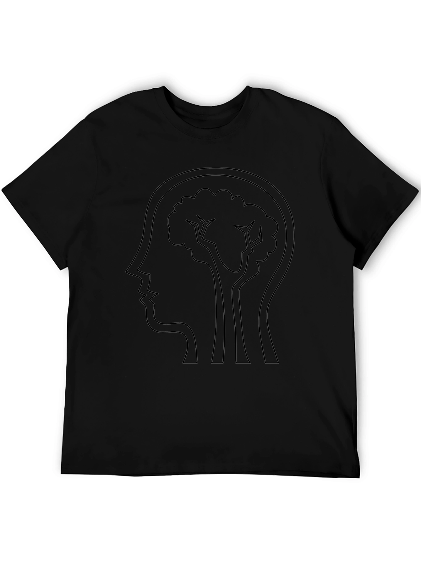 Brain Tree Graphic Tee - Mindful Nature T-Shirt