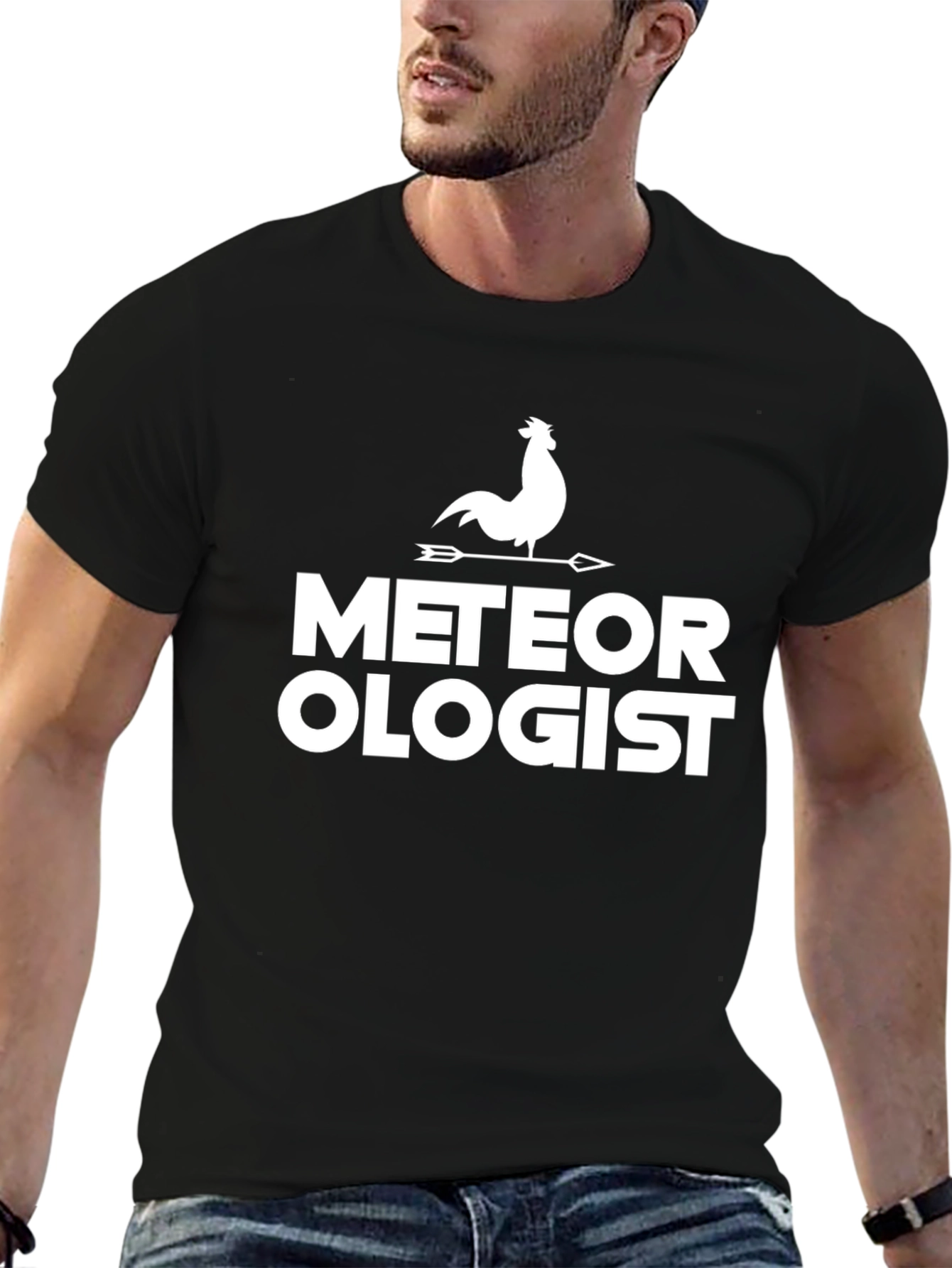 Meteorologist Rooster Weathervane T-Shirt