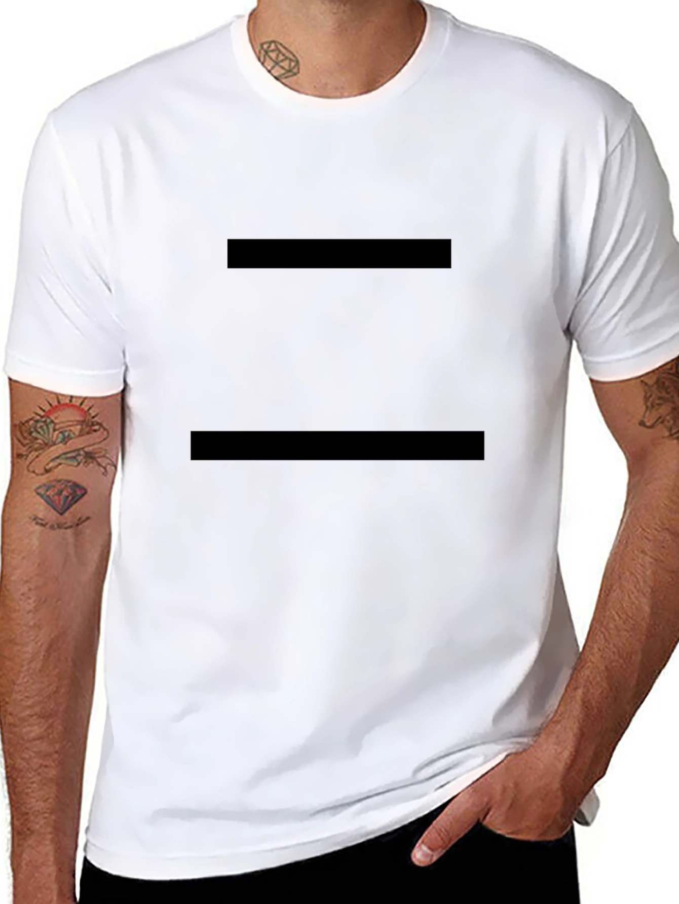 Black Crew Neck Short Sleeve T-Shirt