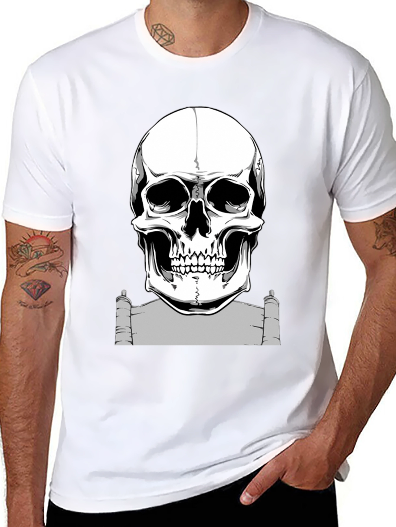 Skull Graphic Black T-Shirt