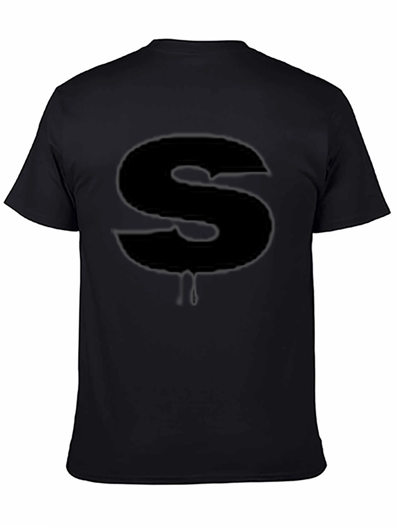 Modern Black S Graphic T-Shirt