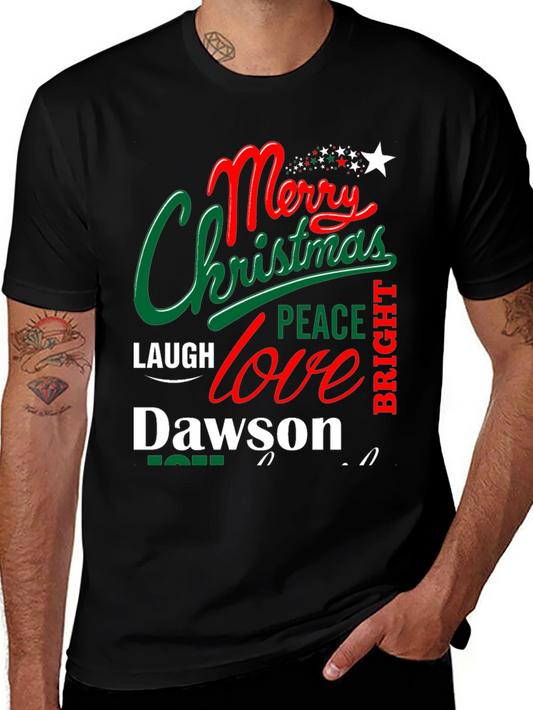 Merry Christmas Dawson T-Shirt Holiday Tee
