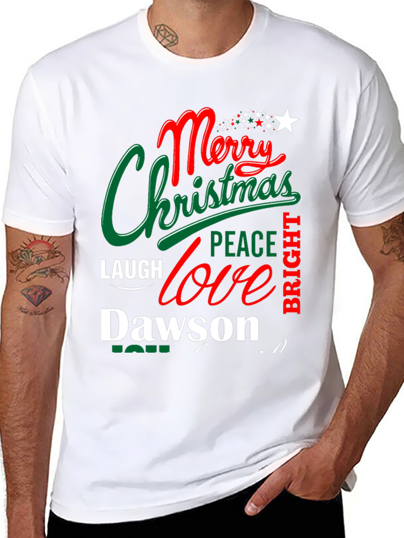 Merry Christmas Dawson T-Shirt Holiday Tee