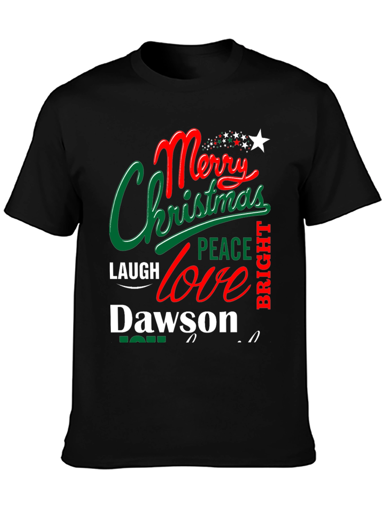 Merry Christmas Dawson T-Shirt Holiday Tee