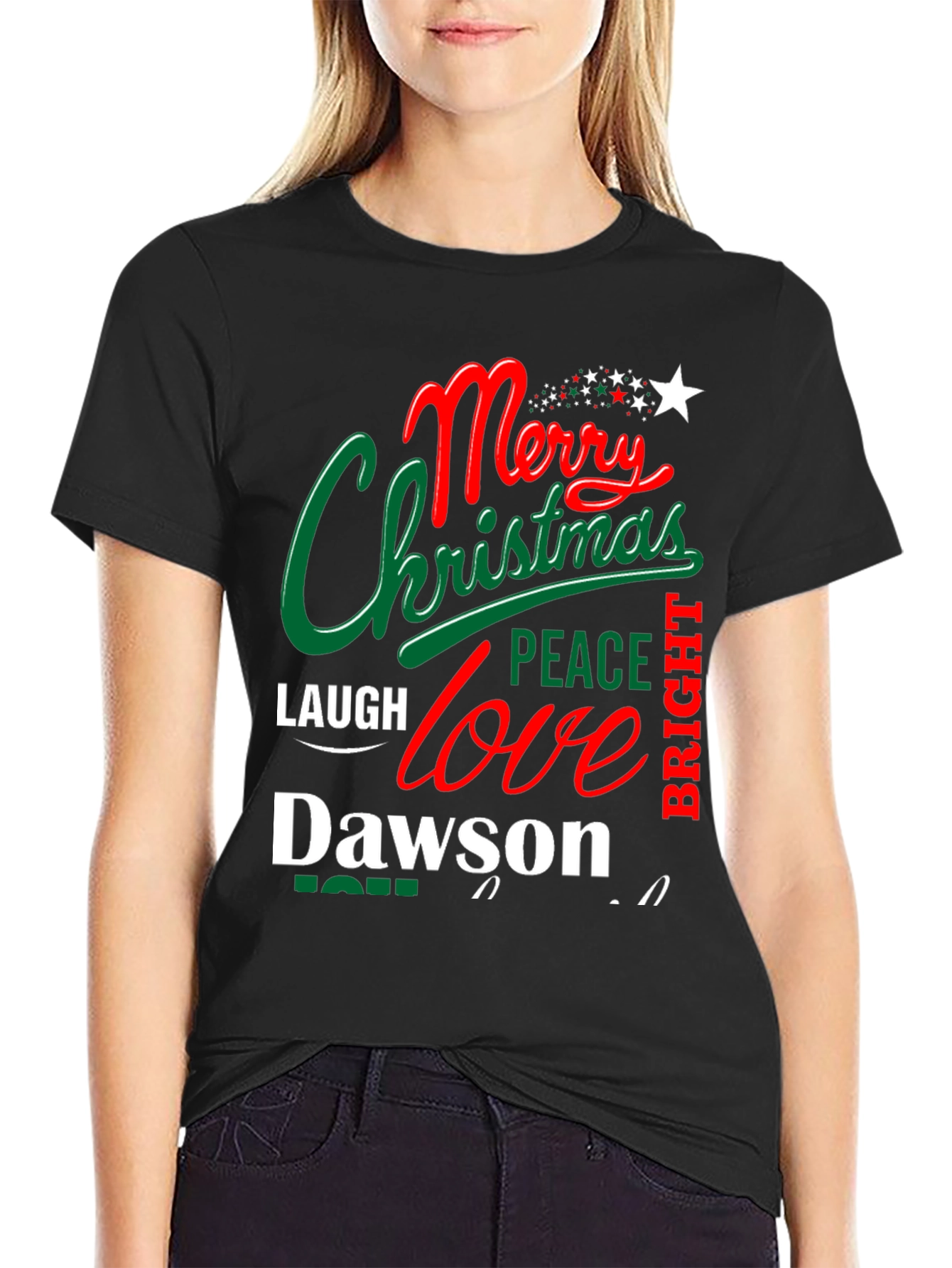 Merry Christmas Dawson T-Shirt Holiday Tee